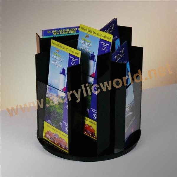 rotating brochure display stand